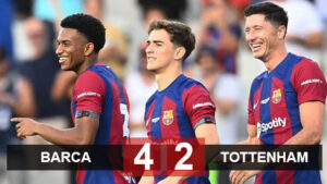 Lợi thế của Barcelona trong hiệp hai